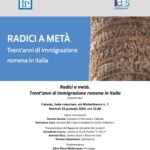 Presentazione della monografia “Radici a metà” a Catania