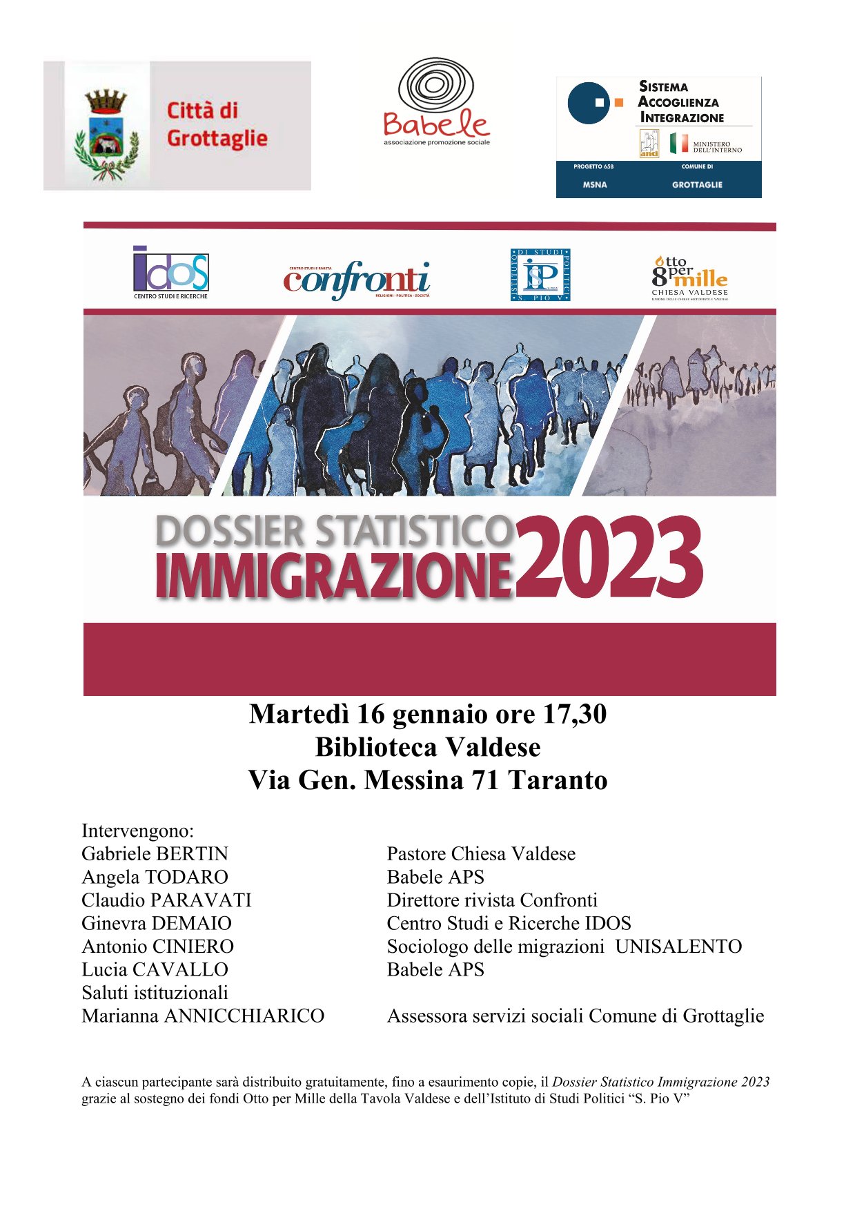 Presentazione del Dossier Statistico Immigrazione 2023