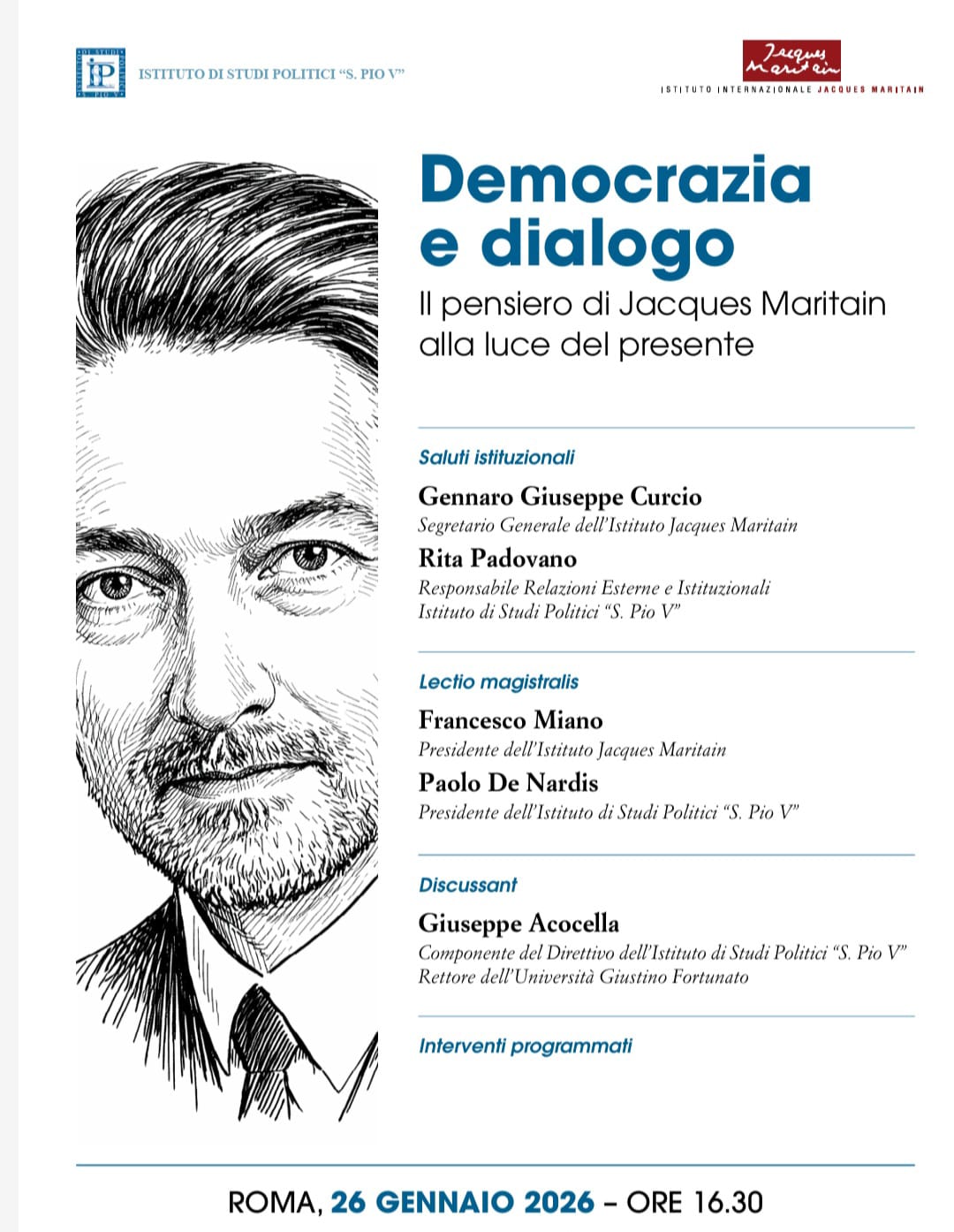 Democrazia e dialogo: il pensiero di Jacques Maritain alla luce del presente